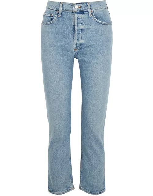 Agolde Riley Light Blue Slim-leg Jeans - 31 (W31 / UK 12 / M)