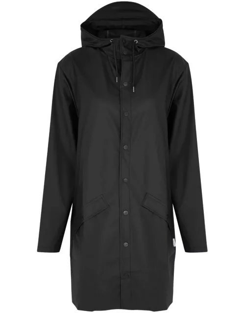 Rains Rubberised Raincoat - Black - XS (UK 6 / XS)