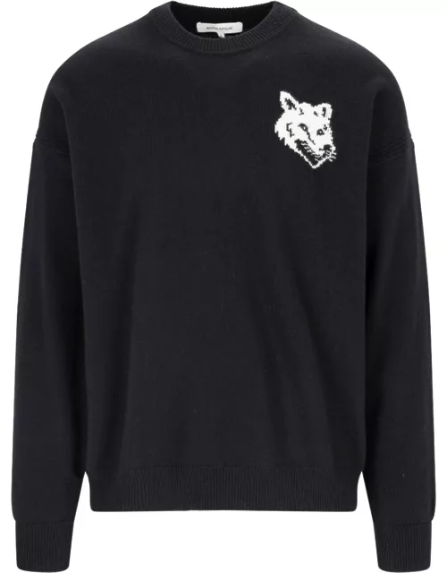 Maison Kitsuné 'Fox Head' Sweater