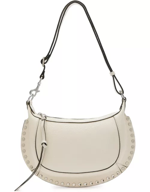 Isabel Marant Oskan Moon Leather Shoulder bag - White