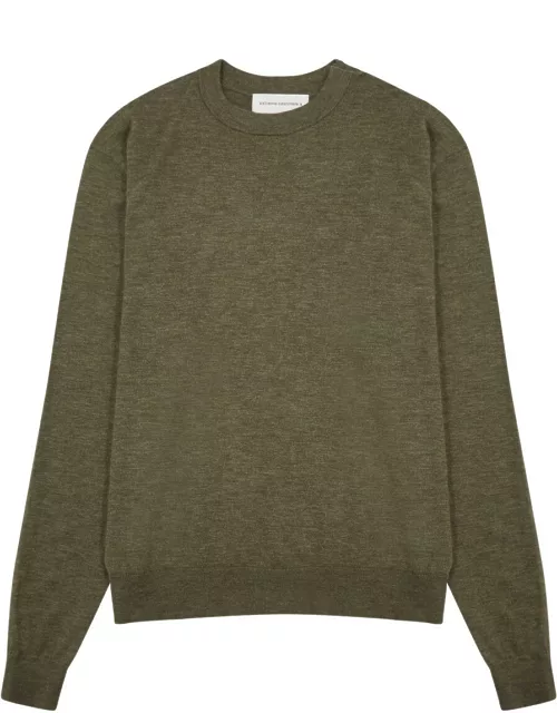 Extreme Cashmere N°233 Class Cashmere-blend Jumper - Green - One