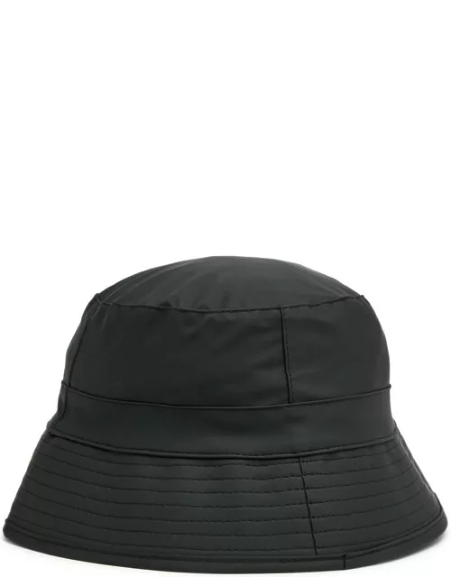 Rains Rubberised Bucket hat - Black