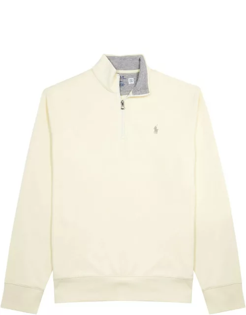 Polo Ralph Lauren Logo Half-zip Jersey Sweatshirt - Cream