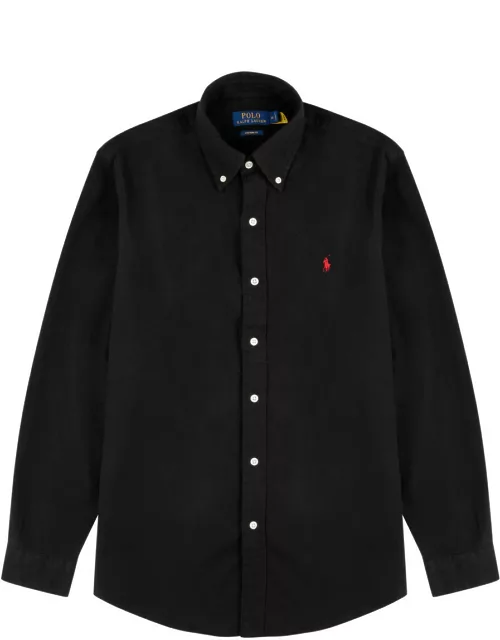 Polo Ralph Lauren Logo-embroidered Cotton Shirt - Black