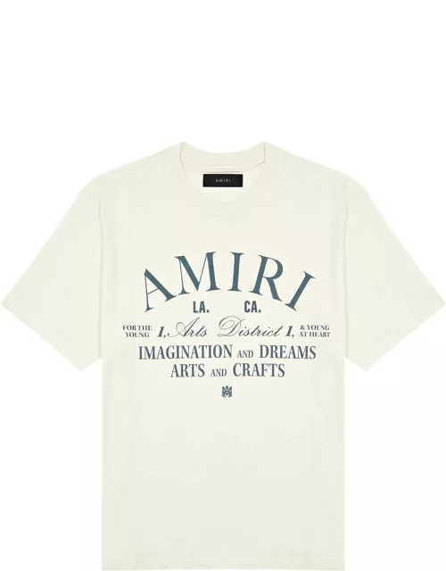Amiri Arts District Printed Cotton T-shirt - Crea