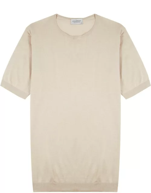 John Smedley Belden Cotton T-shirt - Beige