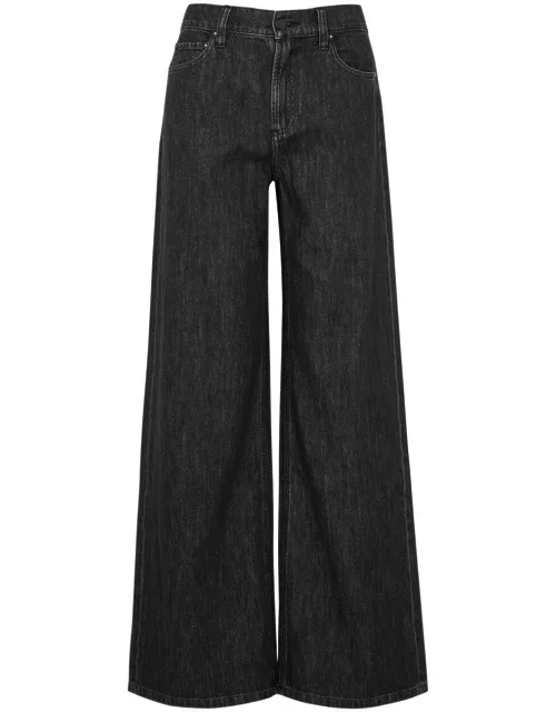 Alice + Olivia Trish Wide-leg Jeans - Black - 25 (W25 / UK 6 / XS)