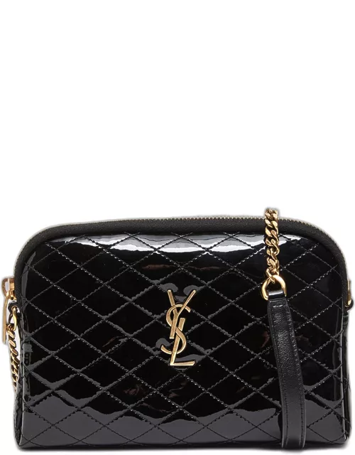 Gaby YSL Mini Crossbody Bag in Quilted Patent Leather