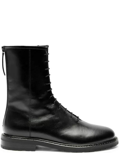 Legres Zipper Nubuck Ankle Boots - Black - 37 (IT37 / UK4)