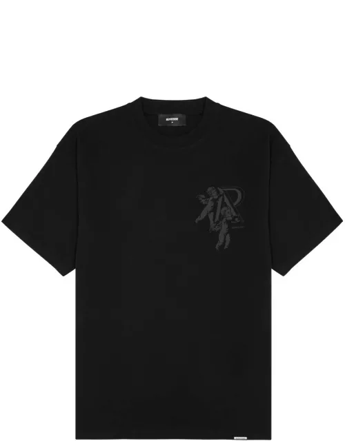 Represent Cherub Printed Cotton T-shirt - Black