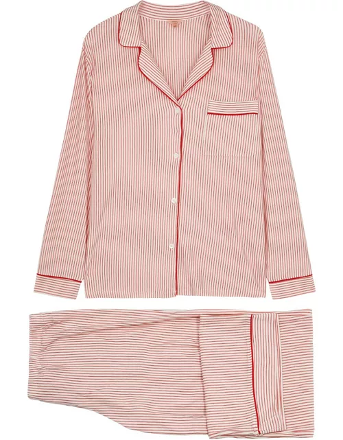 Eberjey Gisele Striped Stretch-modal Pyjama set - Pink