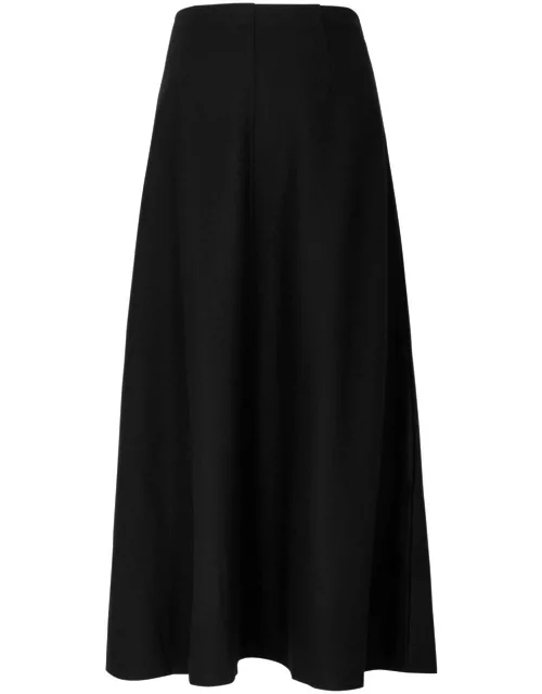 Eileen Fisher Wool Midi Skirt - Black - M (UK 14-16 / L)