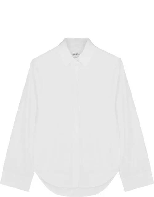 Aexae Cotton-poplin Shirt - White - M (UK 12 / M)