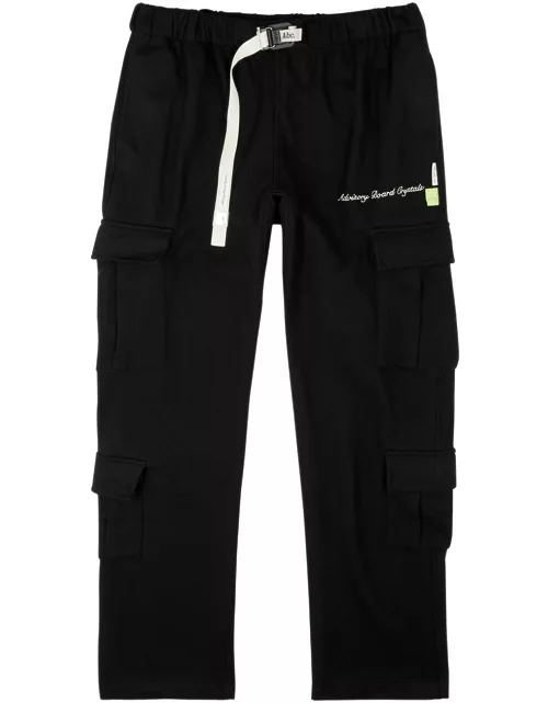 Advisory Board Crystals Wool Cargo Trousers - Black