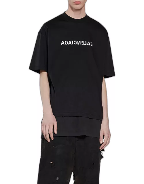 Men's Mirror Balenciaga T Shirt Medium Fit