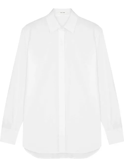 The Row Derica Cotton-poplin Shirt - White - 8 (UK 12 / M)