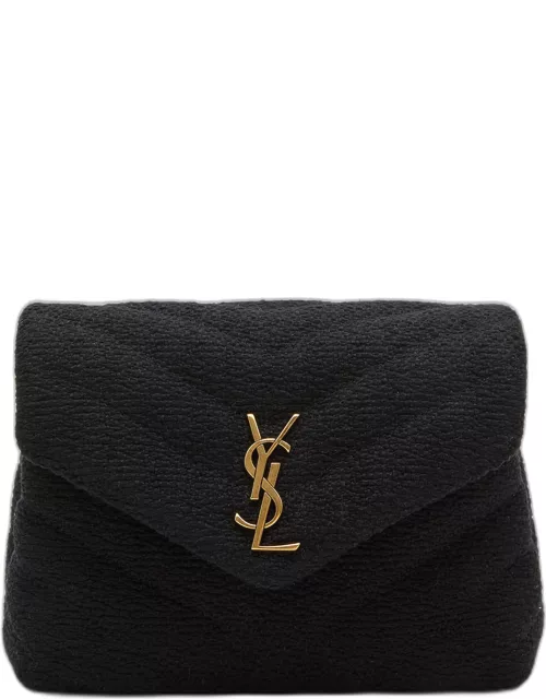Loulou Toy YSL Crossbody Bag in Quilted Tweed