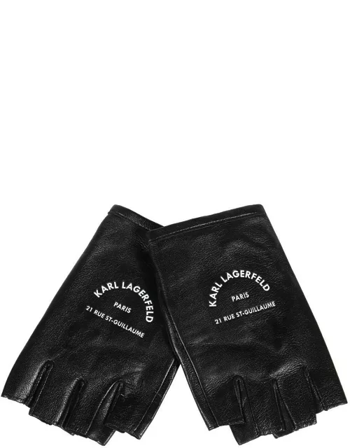 Karl Lagerfeld Leather Glove
