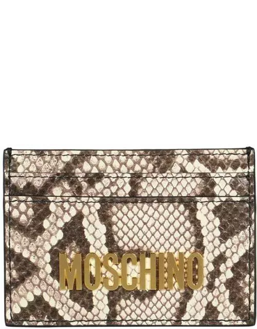 Moschino Leather Card Holder