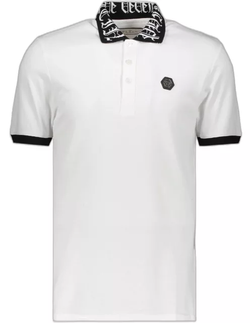 Philipp Plein Short Sleeve Cotton Polo Shirt