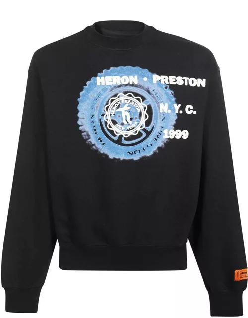 HERON PRESTON Cotton Crew-neck Sweatshirt