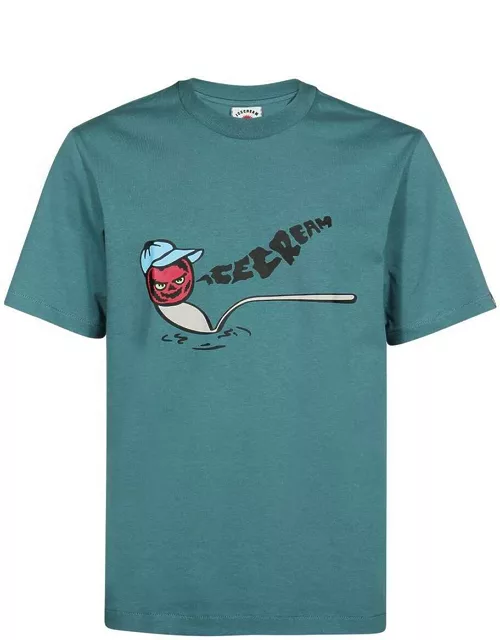 Icecream Printed Cotton T-shirt