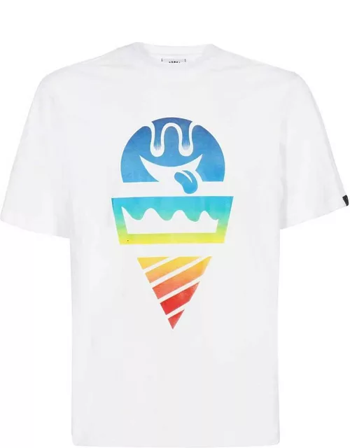 Icecream Printed Cotton T-shirt