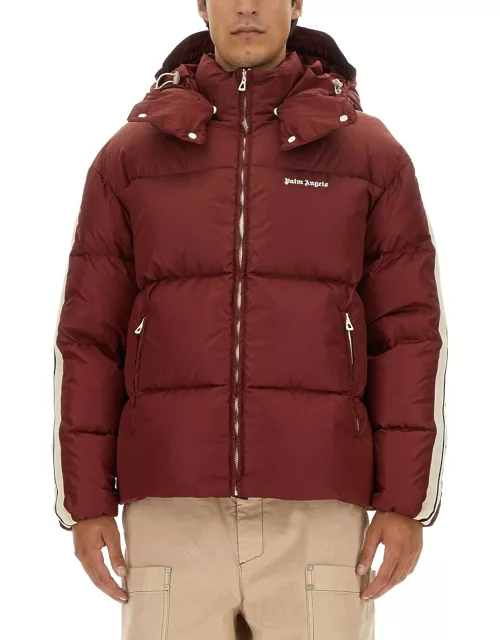 palm angels down jacket with print