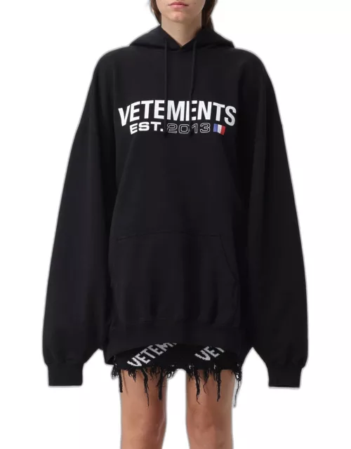 Sweatshirt VETEMENTS Woman colour Black