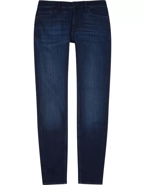 7 For All Mankind Paxtyn Luxe Performance Plus+ Dark Blue Skinny Jeans