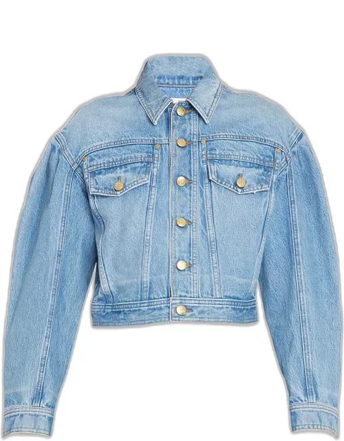 The Cosette Cropped Denim Jacket