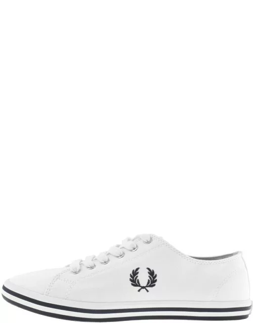 Fred Perry Kingston Twill Trainers White