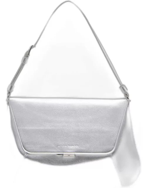 Ami Metallic Napa Shoulder Bag