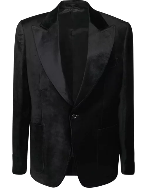 Lardini Velvet Black Jacket