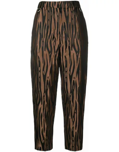John Richmond Straight Line Trousers With Pattern