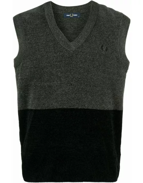 Fred Perry Fp Colourblock Chenille Tank