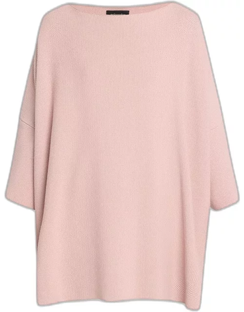 Square 3/4 Sleeve Top (Long Length)