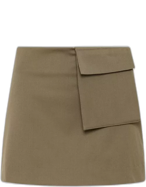 Utilitarian Pocket Mini Skirt
