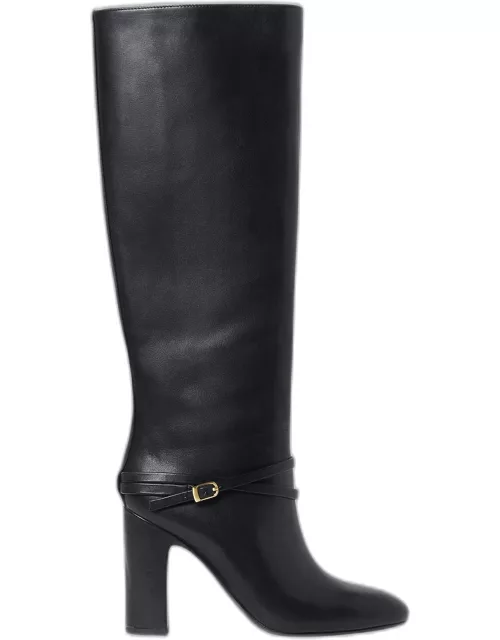 Solana Leather Buckle Knee Boot