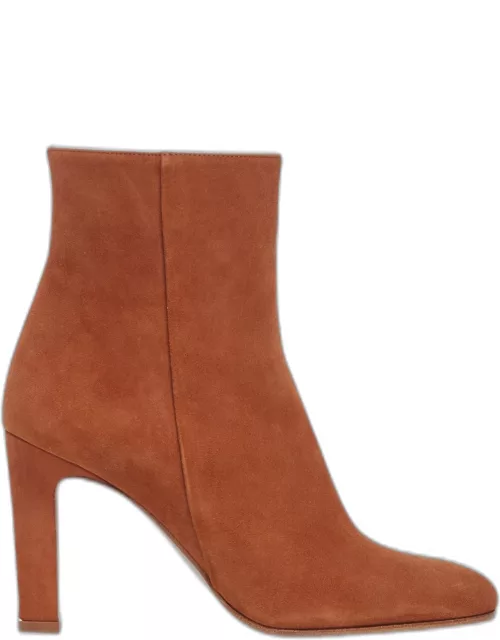 Lila Suede Ankle Boot