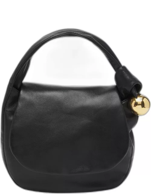 Sphere Flat Napa Leather Shoulder Bag