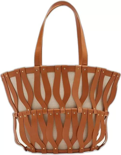 Indra Large Caged Tote Bag