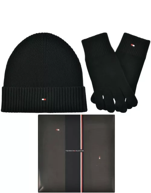 Tommy Hilfiger Beanie And Gloves Gift Set Navy