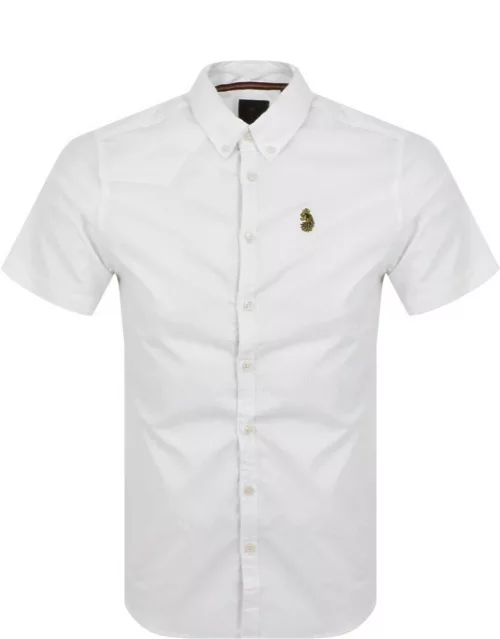 Luke 1977 Cambridge Short Sleeve Shirt White
