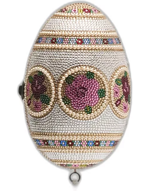 Mosaic Crystal Egg Clutch Bag