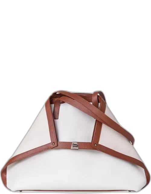 Ai Medium Colorblock Leather Shoulder Bag
