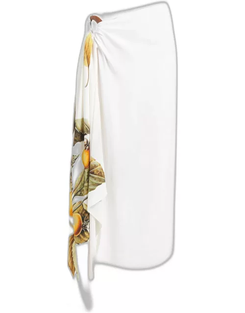 Persimmon Print O-Ring Skirt