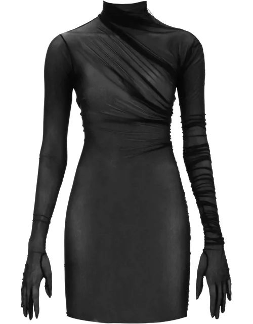 ANN DEMEULEMEESTER Xenia stretch-tulle maxi top