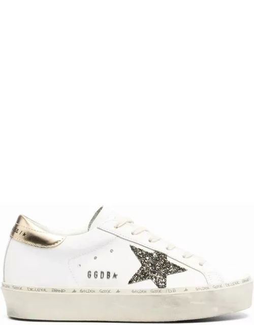 White and gold Hi Star sneaker