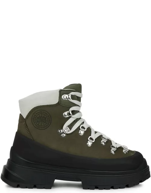 Canada Goose Journey Leather Ankle Boots - Khaki